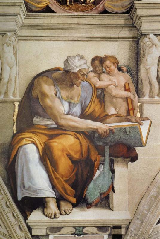Michelangelo Buonarroti Cumaean Sibyl Spain oil painting art